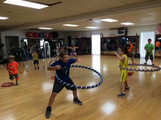 fun with hula hoops!